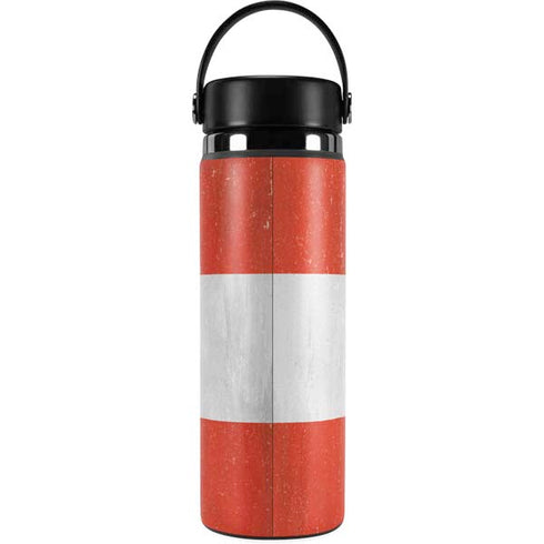 Peru Flag Distressed Hydro Flask 20oz Wide Mouth Skin